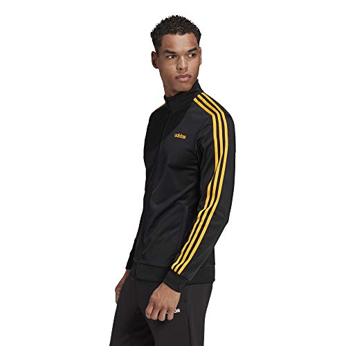 Adidas E 3S TT TRIC Sweatshirt, Hombre, Black/Active Gold, MT