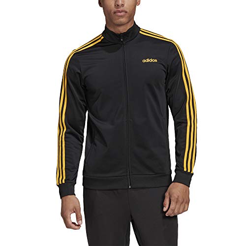 Adidas E 3S TT TRIC Sweatshirt, Hombre, Black/Active Gold, MT Adidas E 3S TT TRIC Sweatshirt, Hombre, Black/Active Gold, MT