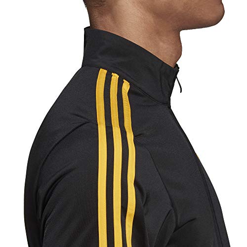 Adidas E 3S TT TRIC Sweatshirt, Hombre, Black/Active Gold, MT Adidas E 3S TT TRIC Sweatshirt, Hombre, Black/Active Gold, MT