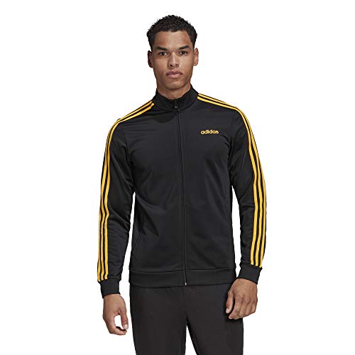 Adidas E 3S TT TRIC Sweatshirt, Hombre, Black/Active Gold, MT