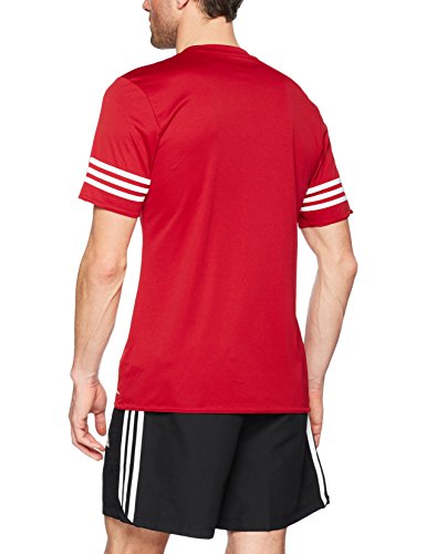 adidas Entrada 14 JSY, Camiseta para hombre, Rojo (University Red/White), M, F50485 adidas Entrada 14 JSY, Camiseta para hombre, Rojo (University Red/White), M, F50485