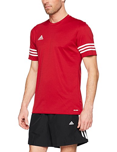 adidas Entrada 14 JSY, Camiseta para hombre, Rojo (University Red/White), M, F50485 adidas Entrada 14 JSY, Camiseta para hombre, Rojo (University Red/White), M, F50485