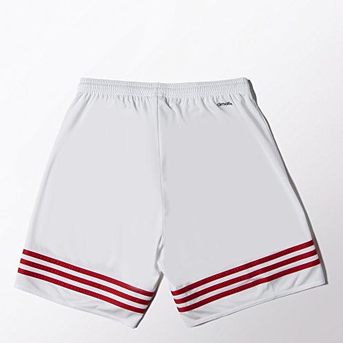 Adidas Entrada 14 - Pantalones cortos de fútbol para hombre, Blanco (White/Red), XL Adidas Entrada 14 - Pantalones cortos de fútbol para hombre, Blanco (White/Red), XL