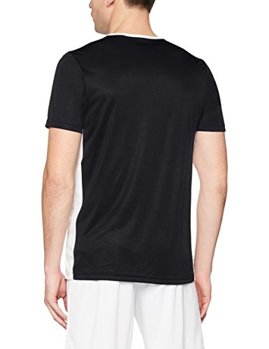 adidas Entrada 18 JSY T-Shirt, Hombre, Black/White, L adidas Entrada 18 JSY T-Shirt, Hombre, Black/White, L