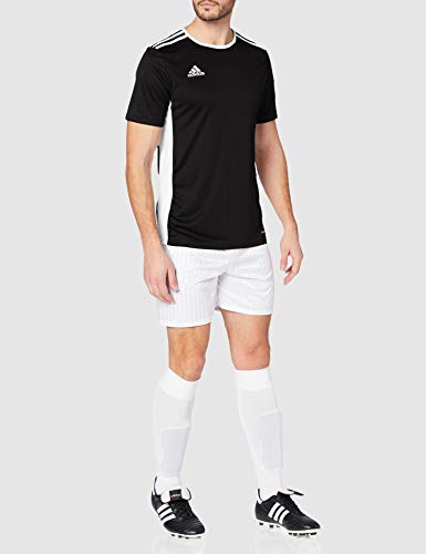 adidas Entrada 18 JSY T-Shirt, Hombre, Black/White, L adidas Entrada 18 JSY T-Shirt, Hombre, Black/White, L