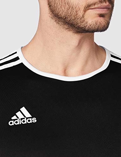 adidas Entrada 18 JSY T-Shirt, Hombre, Black/White, L adidas Entrada 18 JSY T-Shirt, Hombre, Black/White, L