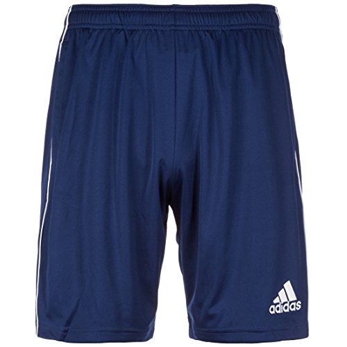 adidas Entrenamiento Core 19 Pantalónes Cortos de Fútbol con Bolsillos Frontales y Cintura elástica con Cordón, Hombre, Azul (Dark Blue/White), XL adidas Entrenamiento Core 19 Pantalónes Cortos de Fútbol con Bolsillos Frontales y Cintura elástica con Cordón, Hombre, Azul (Dark Blue/White), XL