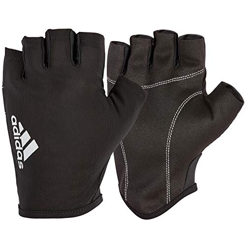 Adidas Esencial Guantes - Negro / Blanco, M Adidas Esencial Guantes - Negro / Blanco, M