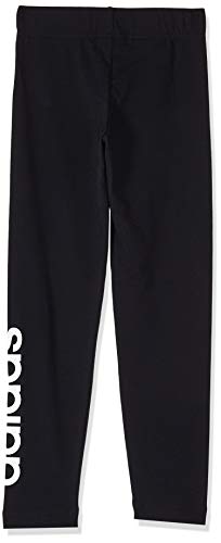 adidas Essential Linear Tight Girls Mallas, Niñas, Negro (Black/White), 11-12Y | 152