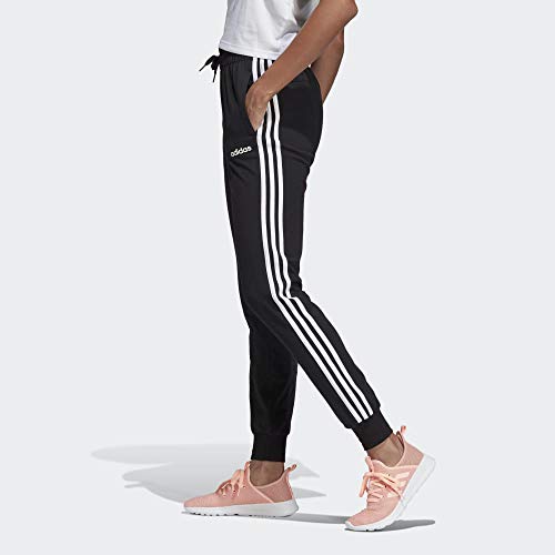 adidas Essentials 3-Stripes SPants W Pantalones de Deporte, Mujer, Negro (Black/White), S adidas Essentials 3-Stripes SPants W Pantalones de Deporte, Mujer, Negro (Black/White), S