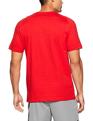 adidas Essentials Base Camiseta, Hombre, Scarlet/White, Medium
