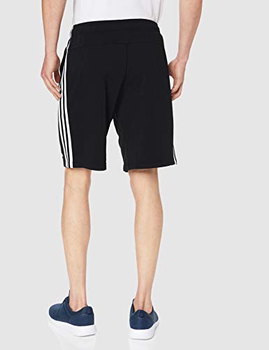 adidas Essentials French Terry 3 Bandas Pantalón Corto, Hombre, Negro (Black), L adidas Essentials French Terry 3 Bandas Pantalón Corto, Hombre, Negro (Black), L