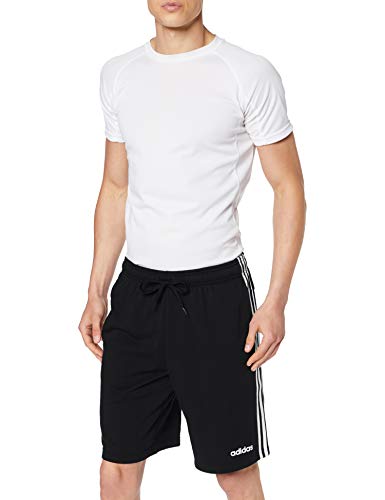 adidas Essentials French Terry 3 Bandas Pantalón Corto, Hombre, Negro (Black), L adidas Essentials French Terry 3 Bandas Pantalón Corto, Hombre, Negro (Black), L