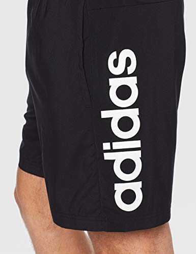 adidas Essentials Lin Chelsea Pantalones Deportivos Cortos, Hombre, Negro (Black/White), XL adidas Essentials Lin Chelsea Pantalones Deportivos Cortos, Hombre, Negro (Black/White), XL