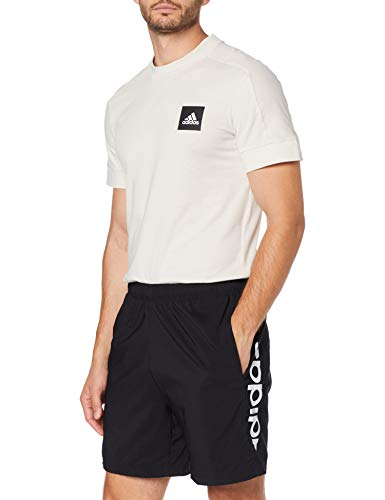 adidas Essentials Lin Chelsea Pantalones Deportivos Cortos, Hombre, Negro (Black/White), XL