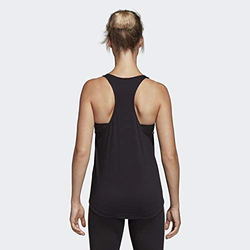 adidas Essentials Linear Tk Camiseta de Tirantes, Mujer, Negro (Black/White), M adidas Essentials Linear Tk Camiseta de Tirantes, Mujer, Negro (Black/White), M