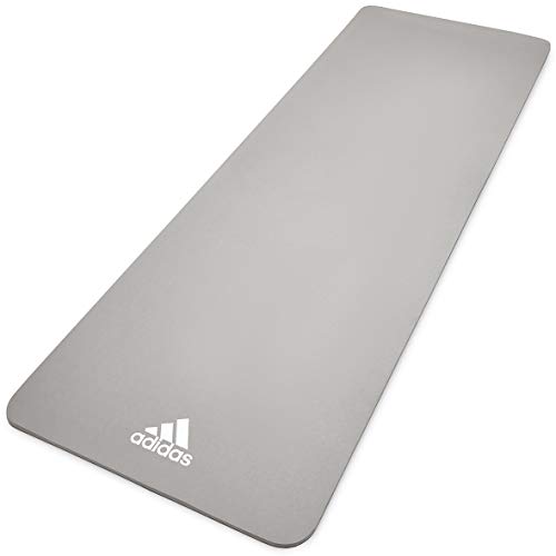 adidas Esterilla de Yoga-8mm-Gris, Unisex-Adult, Gris adidas Esterilla de Yoga-8mm-Gris, Unisex-Adult, Gris