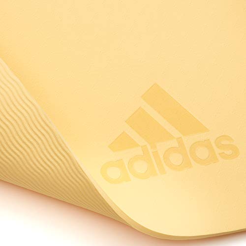 adidas Esterilla de Yoga Premium-5mm-Tinte, Unisex-Adult, Tinte Amarillo