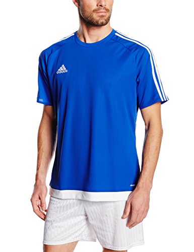 adidas Estro 15 JSY - Camiseta para hombre, color azul marino/blanco, talla S adidas Estro 15 JSY - Camiseta para hombre, color azul marino/blanco, talla S