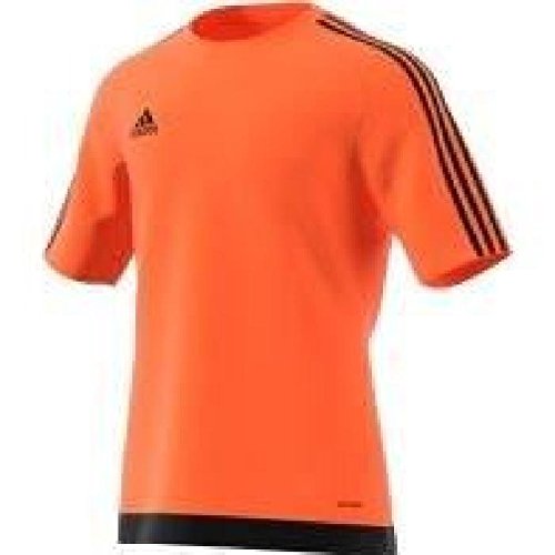 adidas Estro 15 JSY - Camiseta para hombre, color naranja/negro, talla L