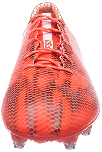 adidas F50 Adizero SG, Botas de fútbol para Hombre, Rojo-Rot (Solar Red/FTWR White/Core Black), 45 1/3 EU