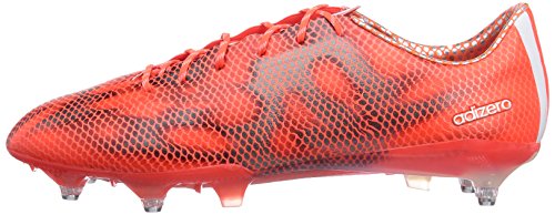 adidas F50 Adizero SG, Botas de fútbol para Hombre, Rojo-Rot (Solar Red/FTWR White/Core Black), 45 1/3 EU