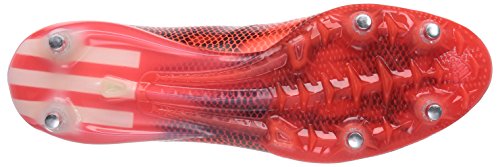 adidas F50 Adizero SG, Botas de fútbol para Hombre, Rojo-Rot (Solar Red/FTWR White/Core Black), 45 1/3 EU