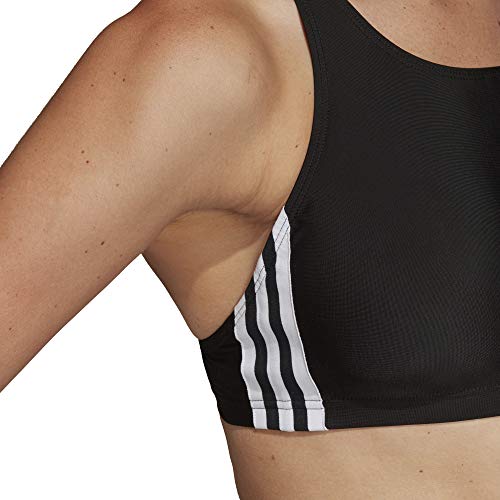adidas Fit 2pc 3s Traje de Baño, Mujer, Negro (Black), 38 adidas Fit 2pc 3s Traje de Baño, Mujer, Negro (Black), 38
