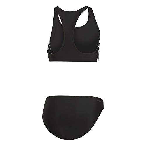 adidas Fit 2pc 3s Traje de Baño, Mujer, Negro (Black), 38 adidas Fit 2pc 3s Traje de Baño, Mujer, Negro (Black), 38