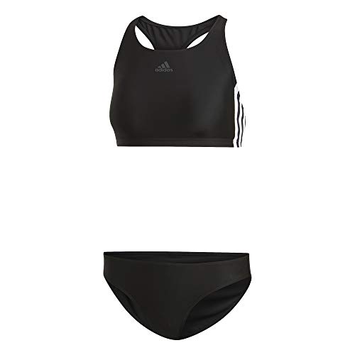 adidas Fit 2pc 3s Traje de Baño, Mujer, Negro (Black), 38 adidas Fit 2pc 3s Traje de Baño, Mujer, Negro (Black), 38