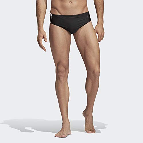 adidas Fitness 3 Bandas Bañador Slip, Hombre, Negro (Black/White), 4 adidas Fitness 3 Bandas Bañador Slip, Hombre, Negro (Black/White), 4