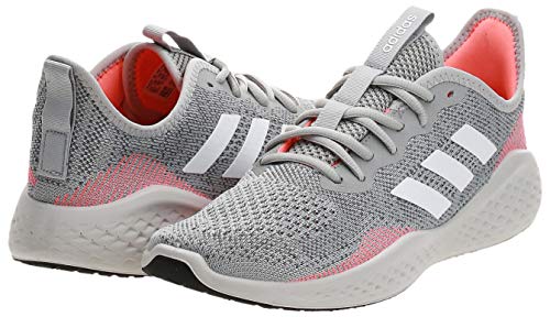 Adidas FLUIDFLOW, Zapatillas para Correr Hombre, Grey Two F17/FTWR White/Signal Coral, 43 1/3 EU