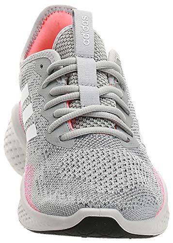 Adidas FLUIDFLOW, Zapatillas para Correr Hombre, Grey Two F17/FTWR White/Signal Coral, 43 1/3 EU