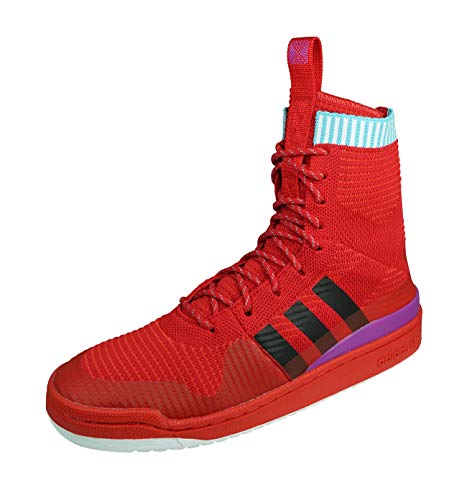 adidas Forum Winter PK, Zapatillas de Deporte para Hombre, Rojo (Escarl/Negbas/Pursho), 45 1/3 EU