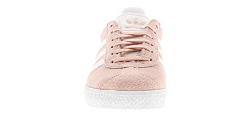 Adidas Gazelle J, Zapatillas de Gimnasia Unisex Adulto, Rosa (Icey Pink F17/Ftwr White/Gold Met. Icey Pink F17/Ftwr White/Gold Met.), 38 2/3 EU