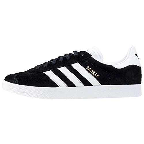 adidas Gazelle, Zapatillas de deporte Unisex Adulto, Varios colores (Core Black/White/Gold Metalic), 38 EU