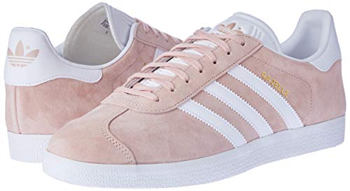 adidas Gazelle, Zapatillas de deporte Unisex Adulto, Varios colores (Vapour Pink/White/Gold Metalic), 40 2/3 EU adidas Gazelle, Zapatillas de deporte Unisex Adulto, Varios colores (Vapour Pink/White/Gold Metalic), 40 2/3 EU