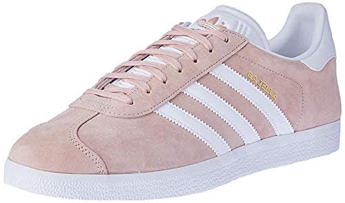 adidas Gazelle, Zapatillas de deporte Unisex Adulto, Varios colores (Vapour Pink/White/Gold Metalic), 40 2/3 EU adidas Gazelle, Zapatillas de deporte Unisex Adulto, Varios colores (Vapour Pink/White/Gold Metalic), 40 2/3 EU