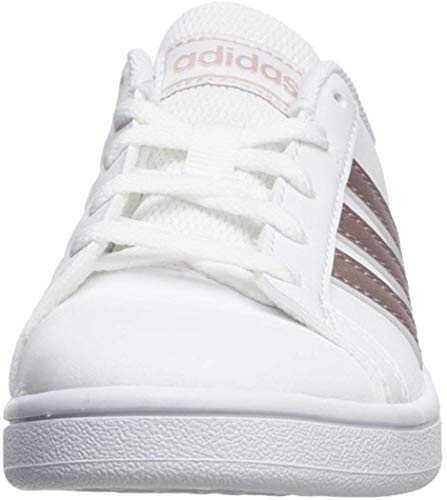 adidas Grand Court K, Zapatillas de Tenis, Multicolor Ftwwht Coppmt Glopnk 000, 39 1/3 EU adidas Grand Court K, Zapatillas de Tenis, Multicolor Ftwwht Coppmt Glopnk 000, 39 1/3 EU