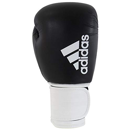 adidas Guantes de Boxeo Hybrid 100 de Color Negro, 12 oz