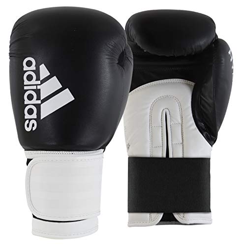 adidas Guantes de Boxeo Hybrid 100 de Color Negro, 12 oz