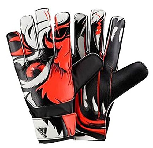 adidas Guantes de Portero F50 Graphic, Primavera/Verano, Unisex, Color Negro - Negro/Rojo/Blanco, tamaño 9