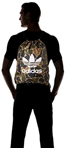 adidas Gymsack Camo Mochila, Unisex Adulto, Multicolor (Multco), 24x15x45 cm (W x H x L)