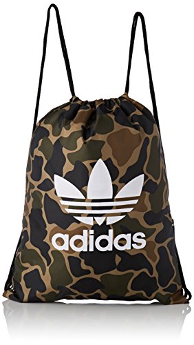 adidas Gymsack Camo Mochila, Unisex Adulto, Multicolor (Multco), 24x15x45 cm (W x H x L)