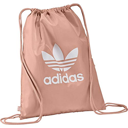 adidas Gymsack Trefoil - Mochila Unisex Adultos, Rosa (Rospol) 24 x 15 x 45 cm