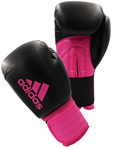 adidas Hybrid 100 Dynamic Fit - Guantes (Talla 38 g), Color Negro y Rosa