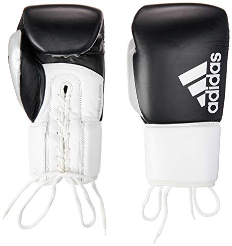 adidas Hybrid 300 - Guantes de Boxeo, Todo el año, Unisex Adulto, Color Negro/Blanco/Plateado, tamaño 14OZ adidas Hybrid 300 - Guantes de Boxeo, Todo el año, Unisex Adulto, Color Negro/Blanco/Plateado, tamaño 14OZ