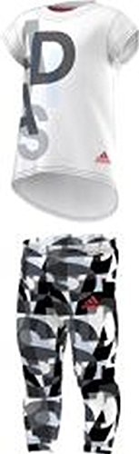 adidas I MM G Tightset - Mallas Unisex, Color Blanco/Gris, Talla 80