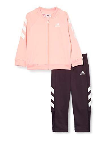 adidas I MM XFG TS Chándal, Unisex bebé, corneb/Blanco, 74 (6/9 Meses)