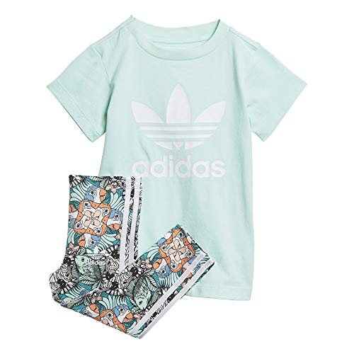 adidas I Zoo TSET - Chándal, Bebé, Azul(MENCLA/Blanco)